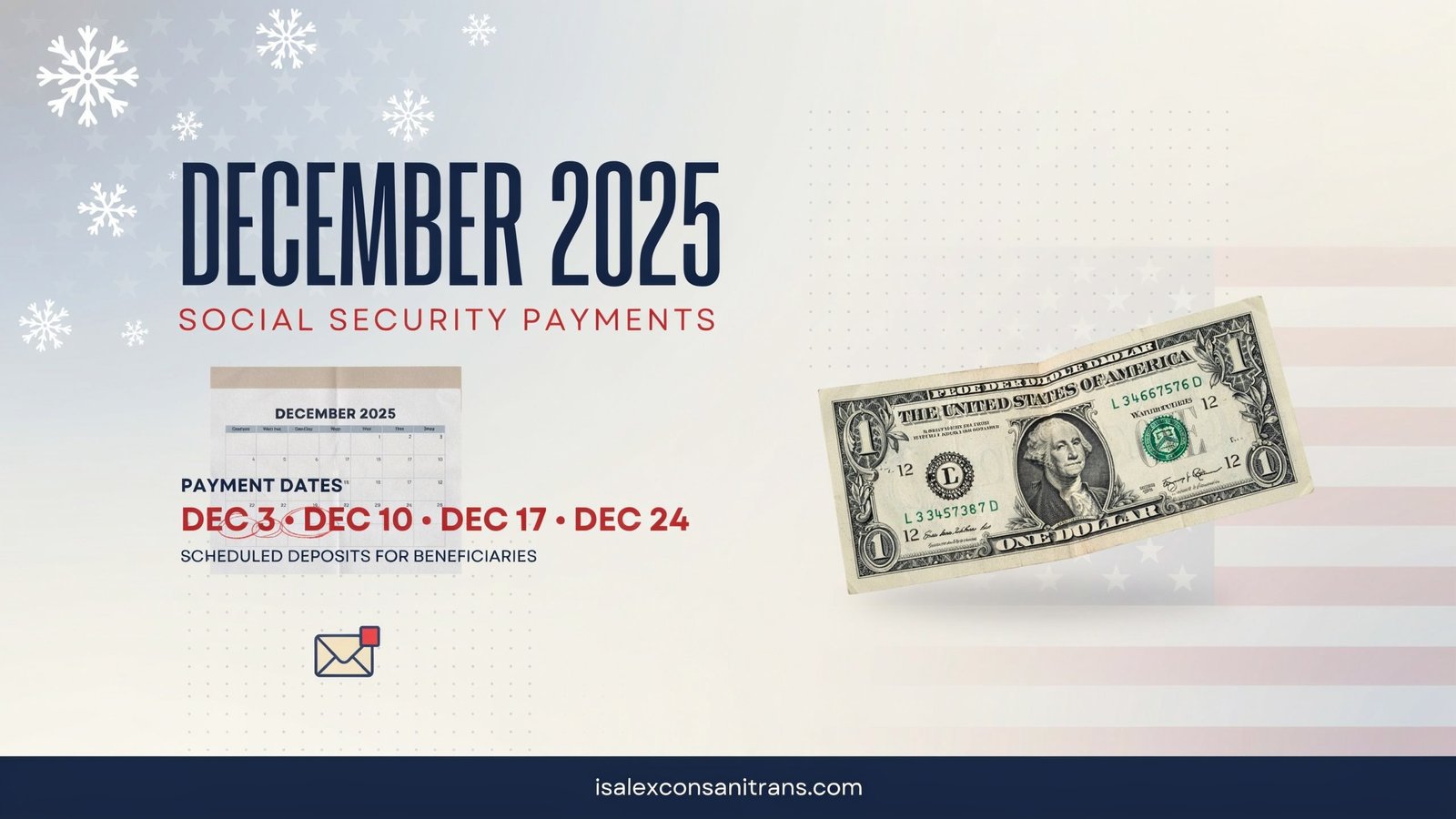 December 2025 Social Security Payments