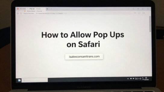 How to Allow Pop Ups on Safari