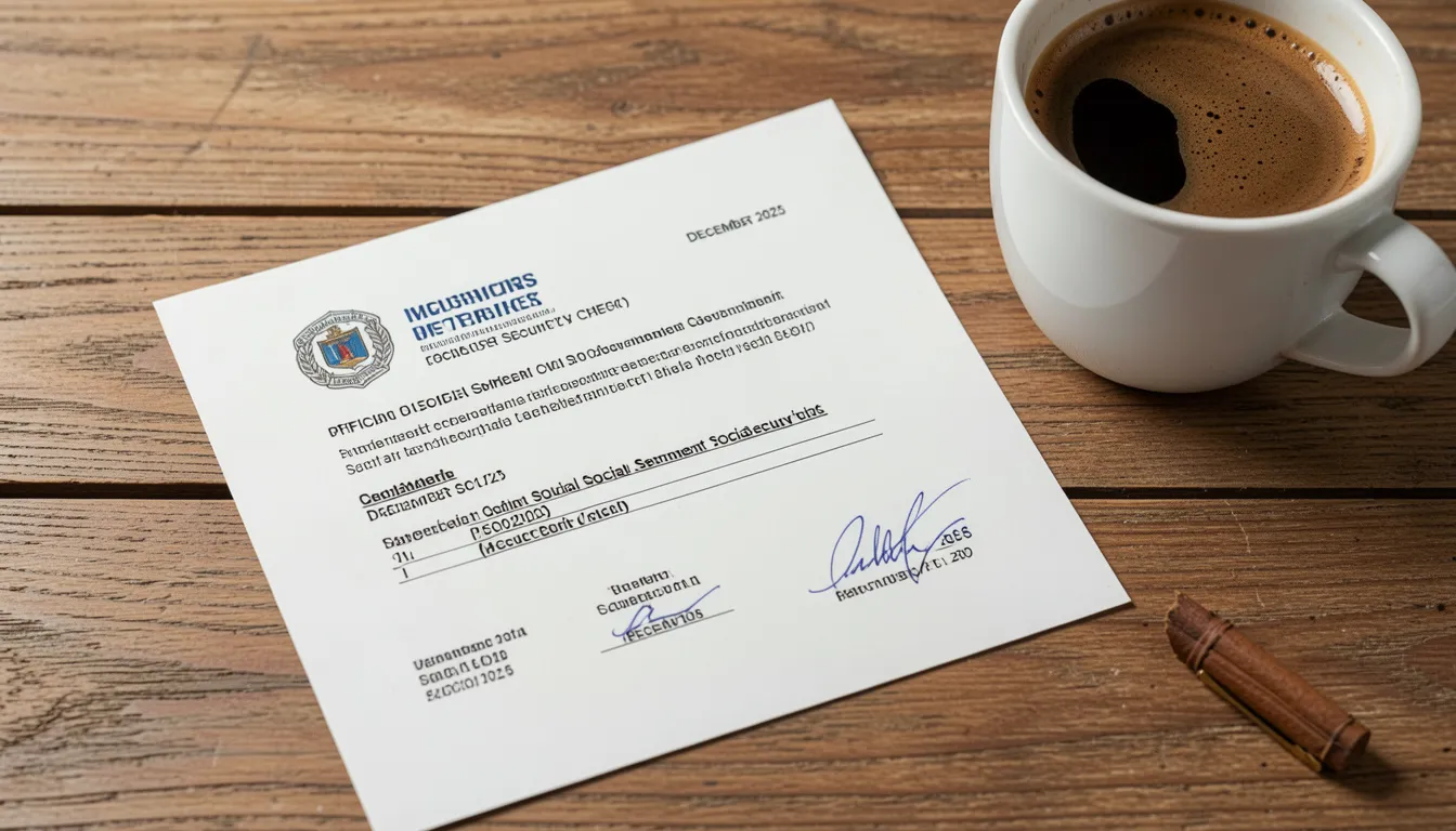 December 2025 Social Security Payments