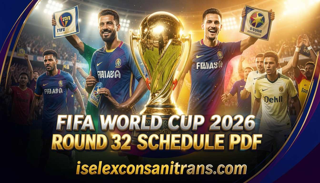 FIFA World Cup 2026 Round of 32 Schedule PDF