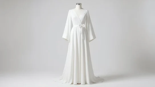 White Graduation Dress