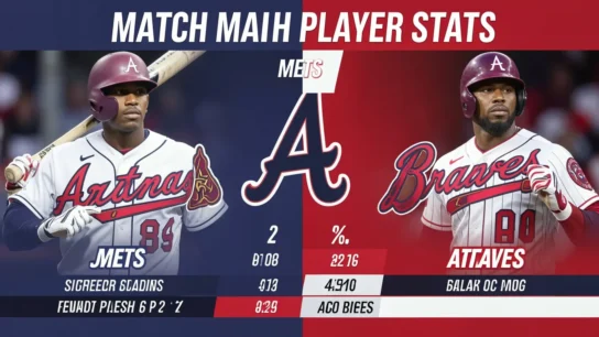 Mets vs Atlanta Braves Match Player Stats