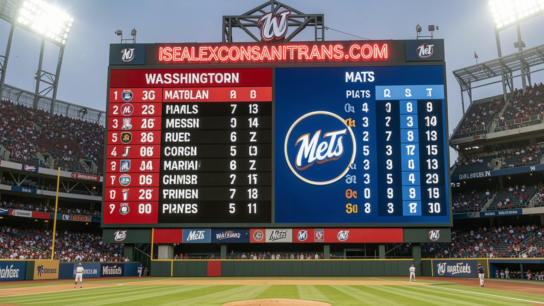 Washington Nationals vs Mets Match Player Stats