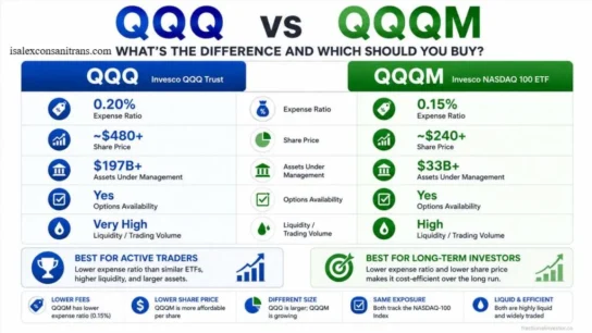 Difference Between QQQ and QQQM
