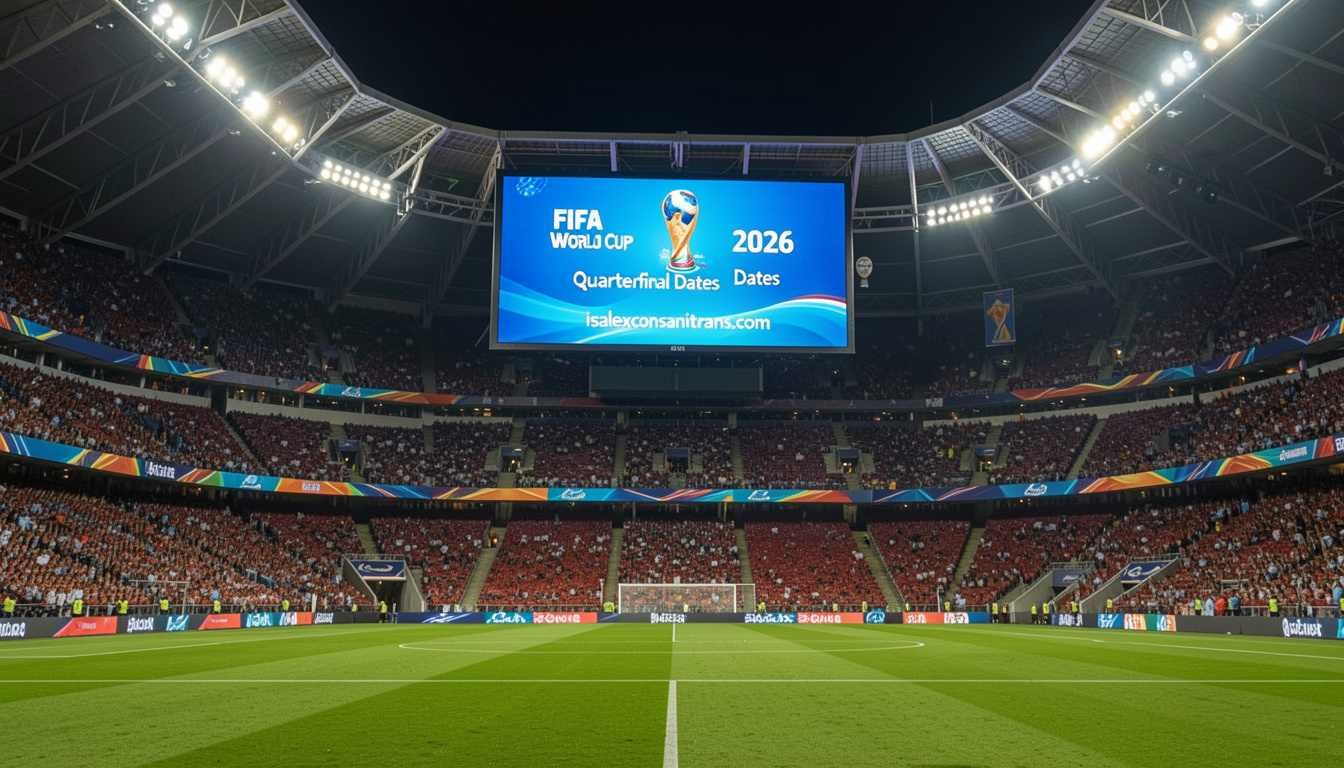 FIFA World Cup 2026 Quarterfinal Dates
