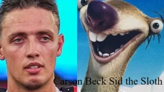 Carson Beck Sid the Sloth